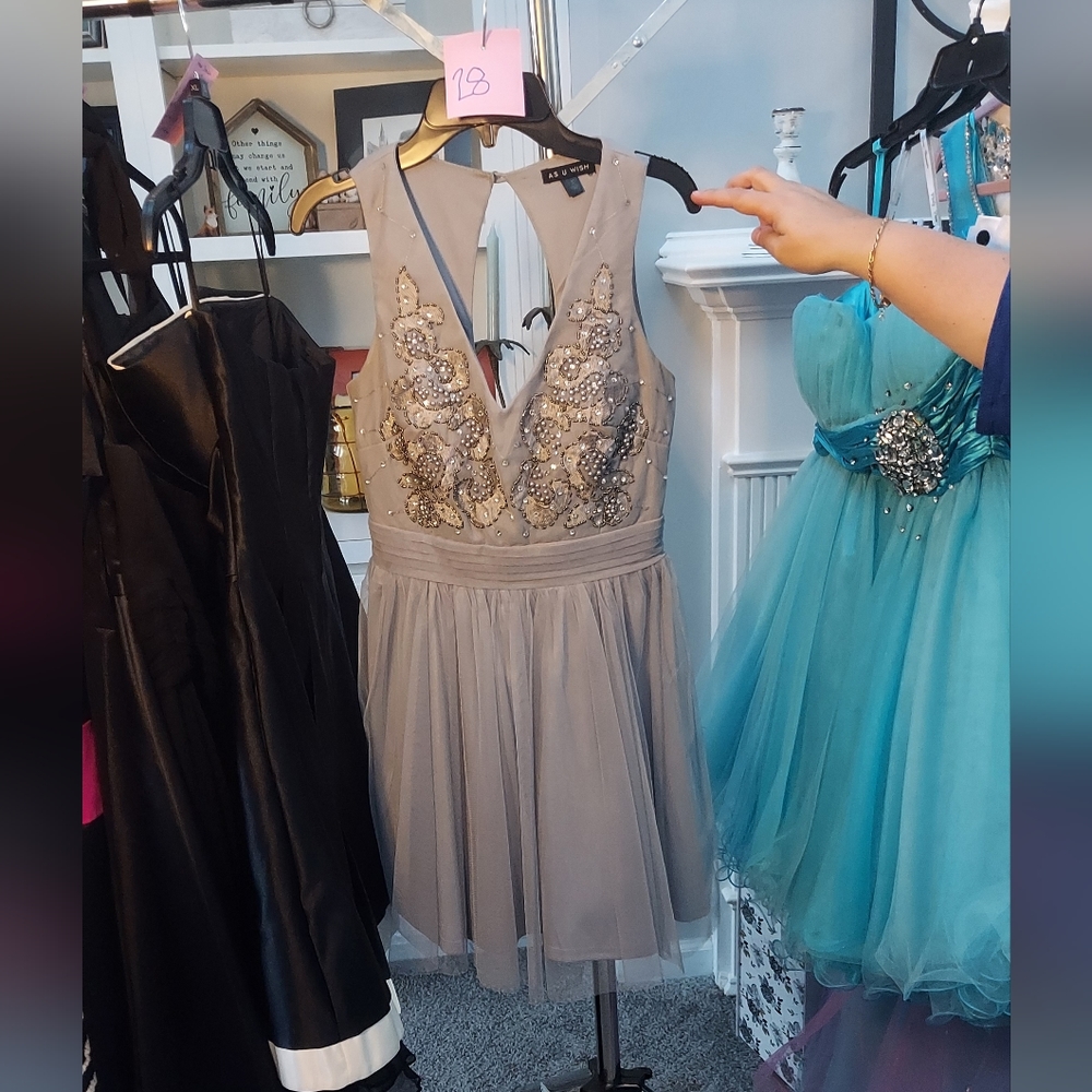 Grey As U Wish Dress